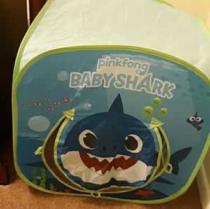 Baby shark tent and 12 month boy summer lot.